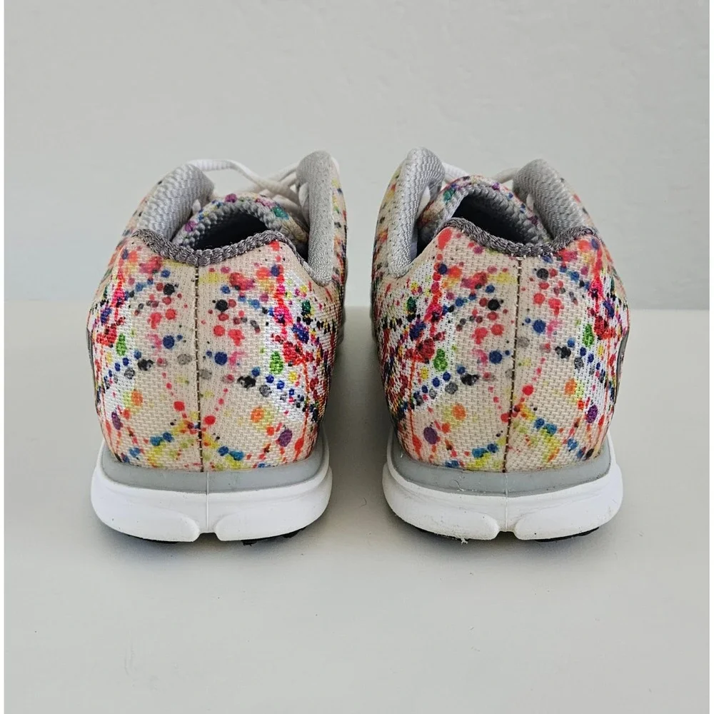 FootJoy EmPower Spikeless Golf Shoes Womens 9M Colorful Paint Splatter 98012